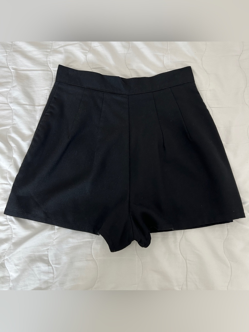 Vintage 90s Black Mini Skort